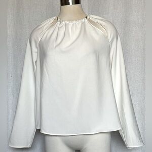 NWT Zara ecru blouse